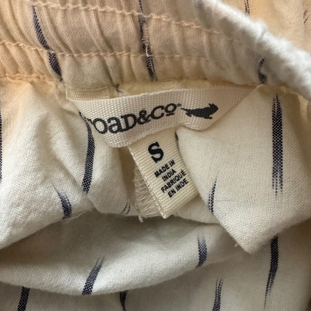 Boho Coastal Toad&Co Summer Shorts Small Cream Ikat - Picture 3 of 3